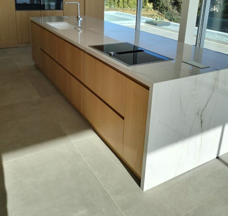 Foto de cocina de presentación